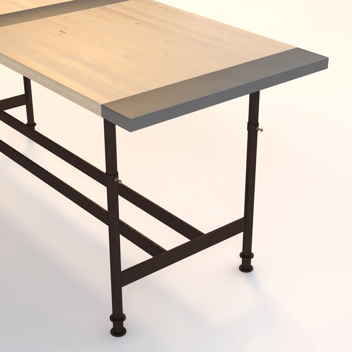 Adjustable Breadboard Table 3D Model_06