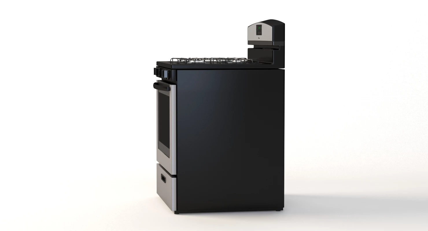 Amana 5.1 Cu. Ft.  Gas Oven Range With Sealed Gas Burners Agr5330bas 3D Model_09