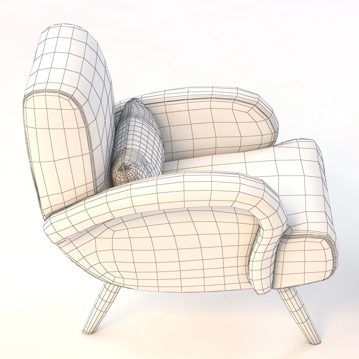 Arteriors Trilby Chair 3D Model_05
