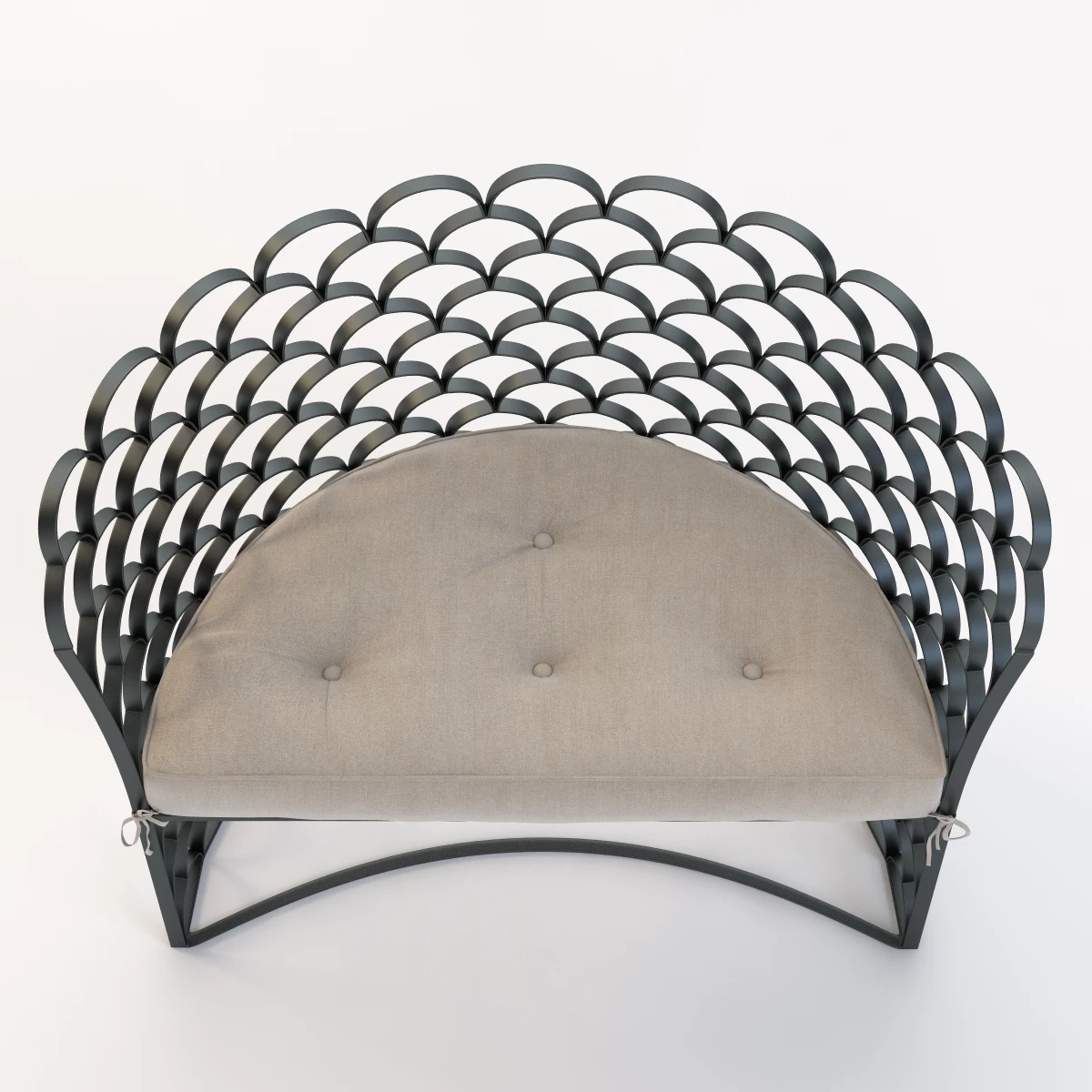 Arteriors Vero Contemporary Chair 3D Model_015