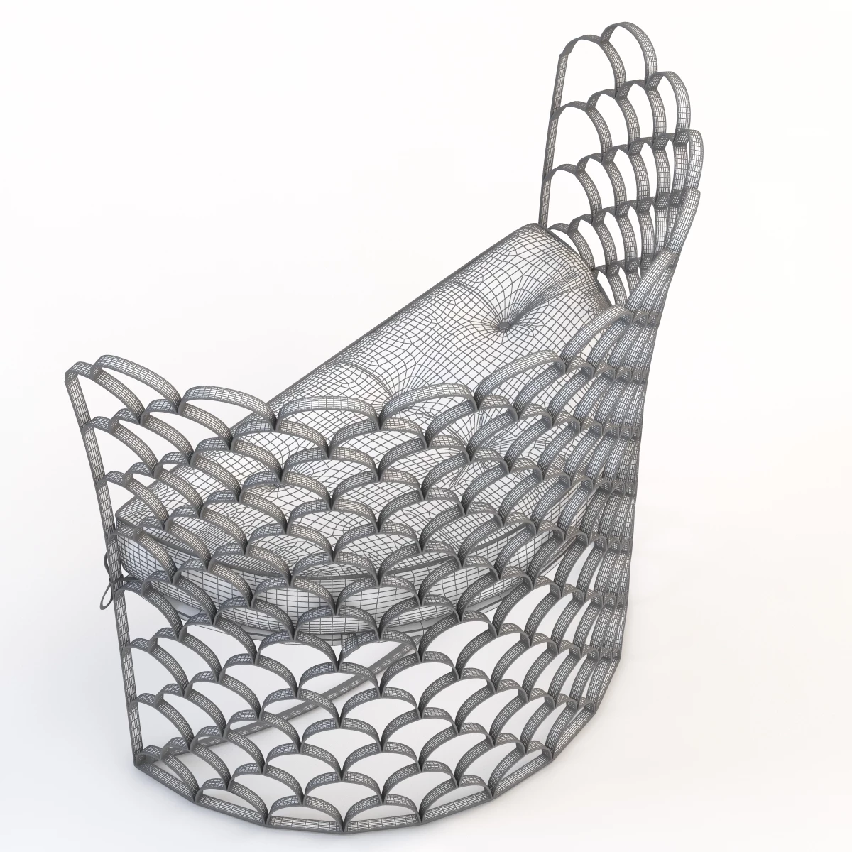 Arteriors Vero Contemporary Chair 3D Model_07