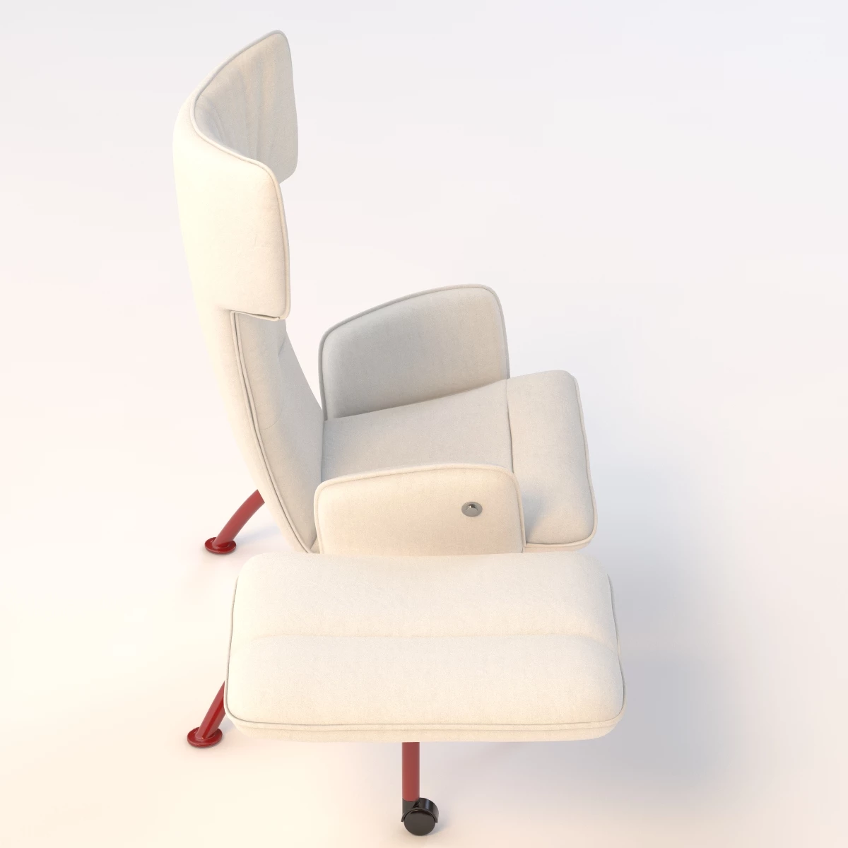 At Chair With Footrest 3D Model_05