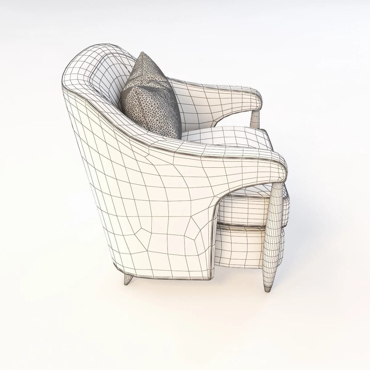 Baker Hermano Chair 3D Model_08