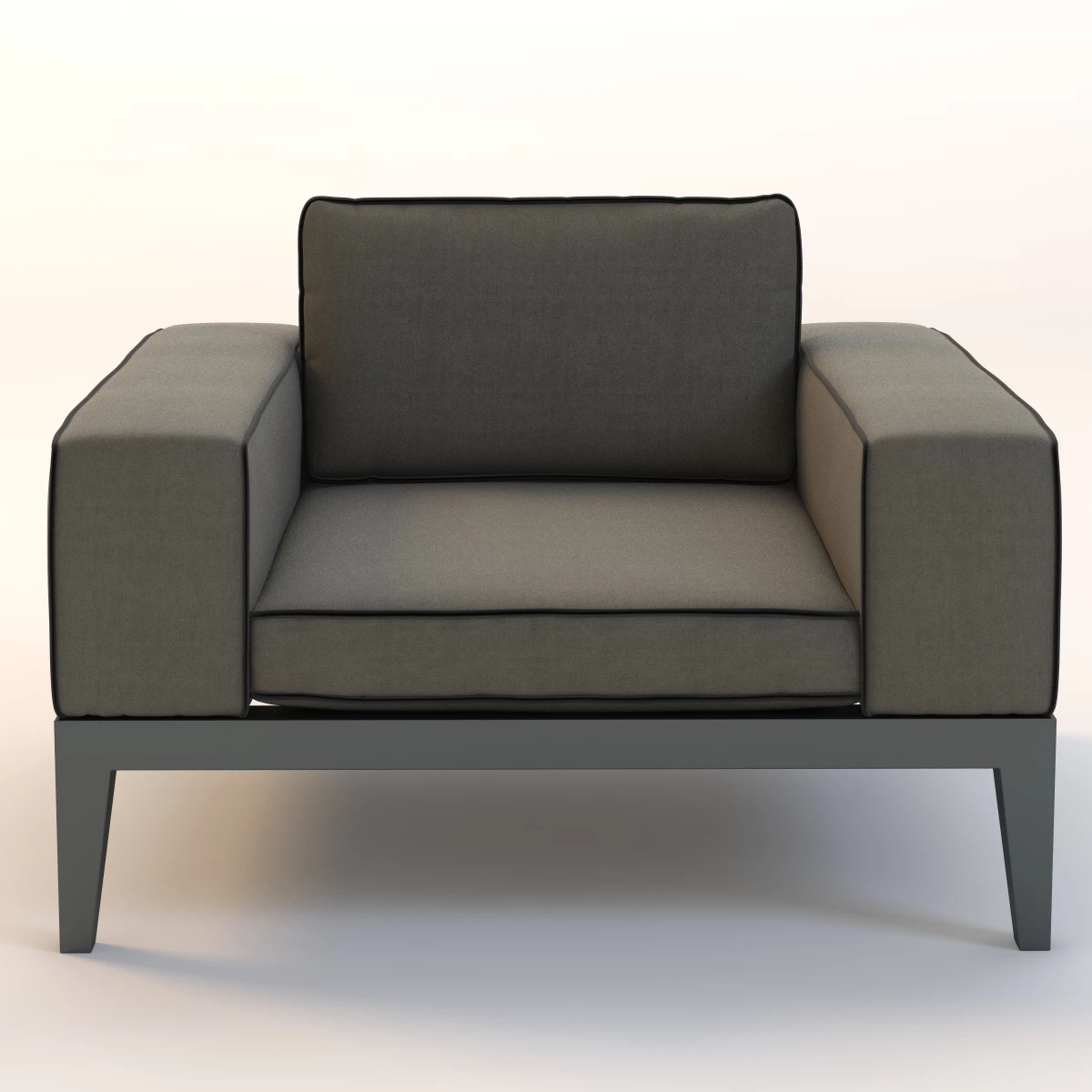 Balmoral Armchair 3D Model_010