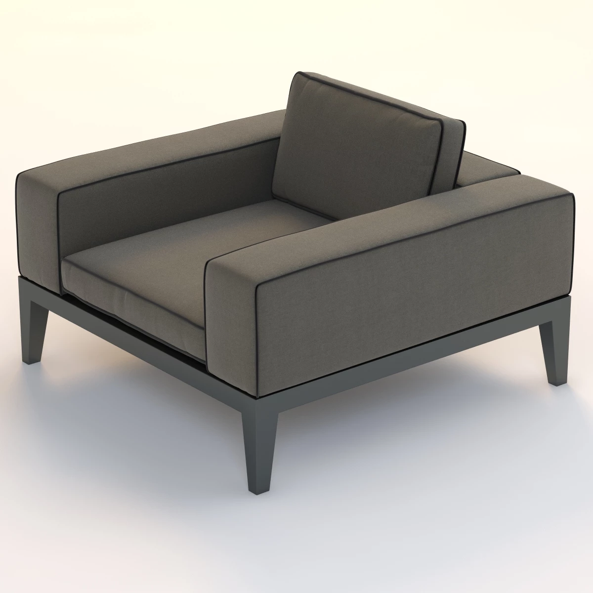 Balmoral Armchair 3D Model_08