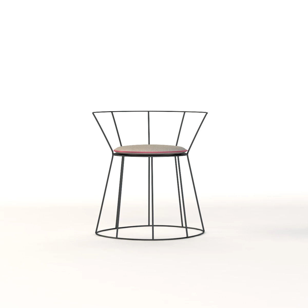 Baxter Gibellina Iron Chair by Antonino Sciortino 3D Model_08