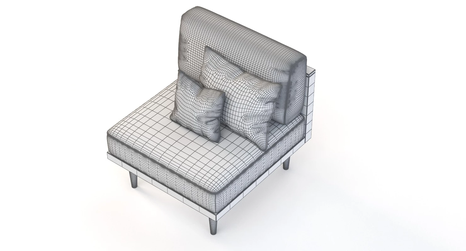 Bellanest Soto Modular Armless Chair Center Module 3D Model_014
