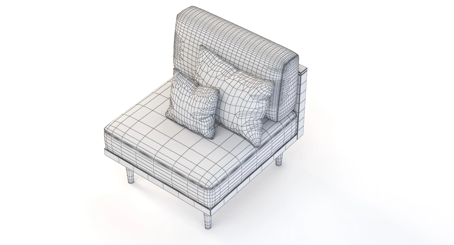 Bellanest Soto Modular Armless Chair Center Module 3D Model_012