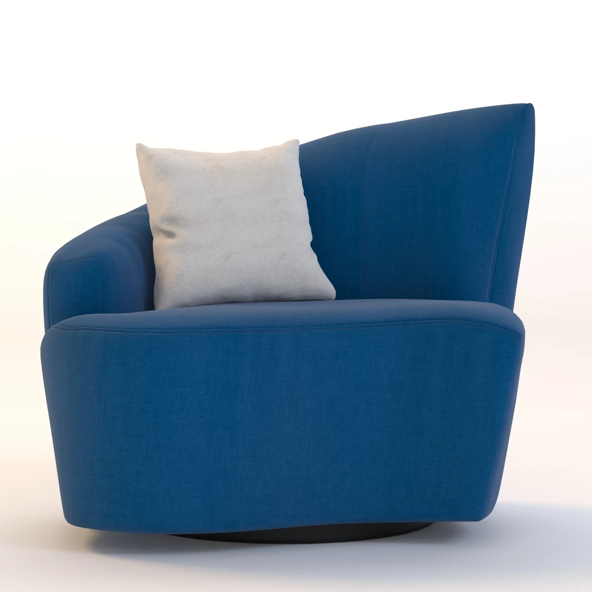 Bilbao Swivel Lounge Chair 3D Model_08