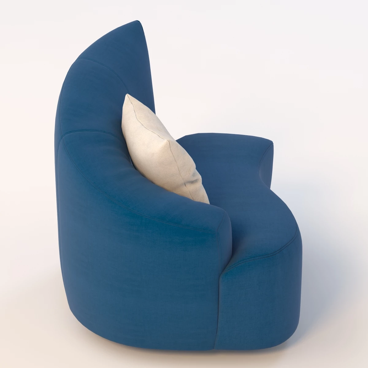 Bilbao Swivel Lounge Chair 3D Model_012