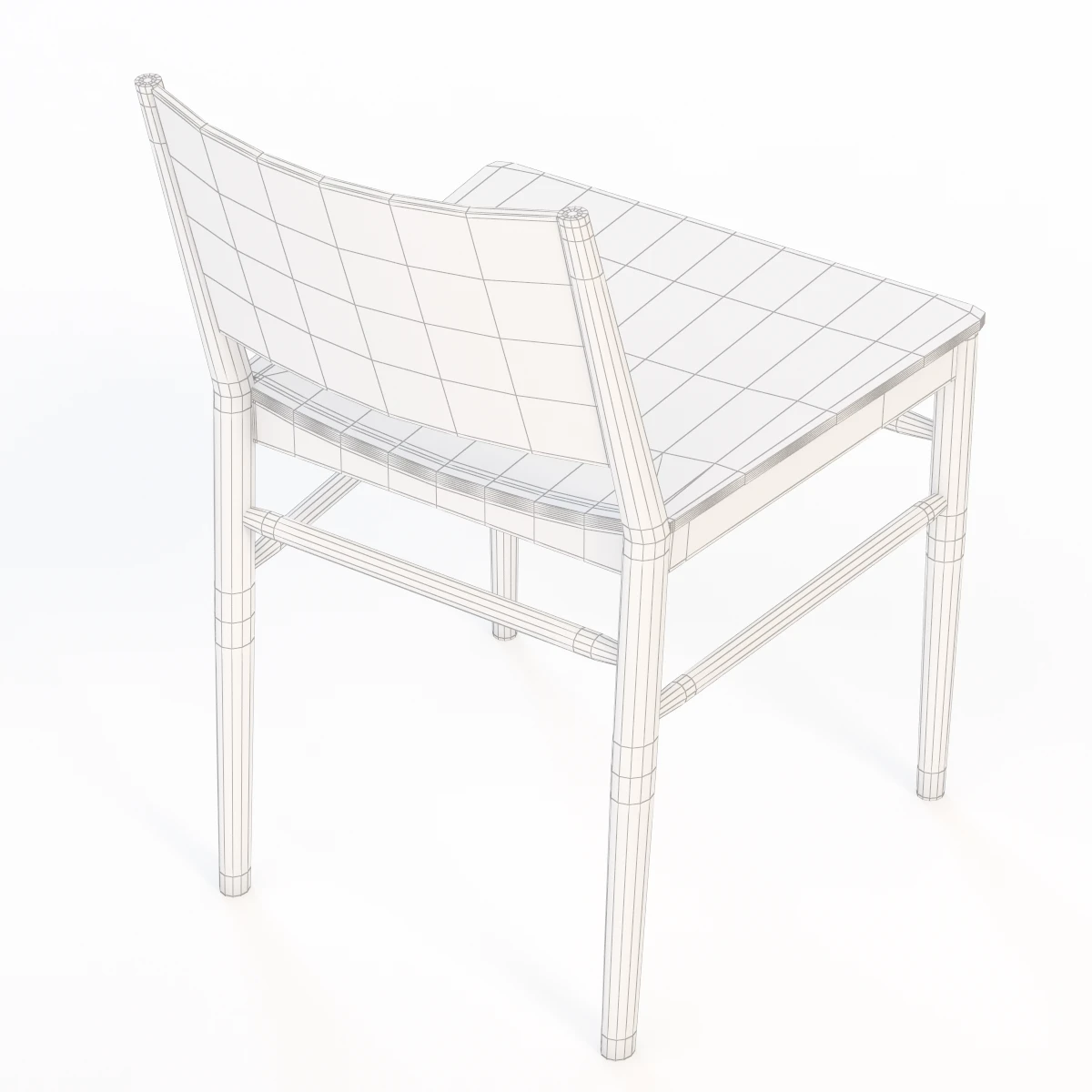 Billiani Tracy Dining Chair 3D Model_012