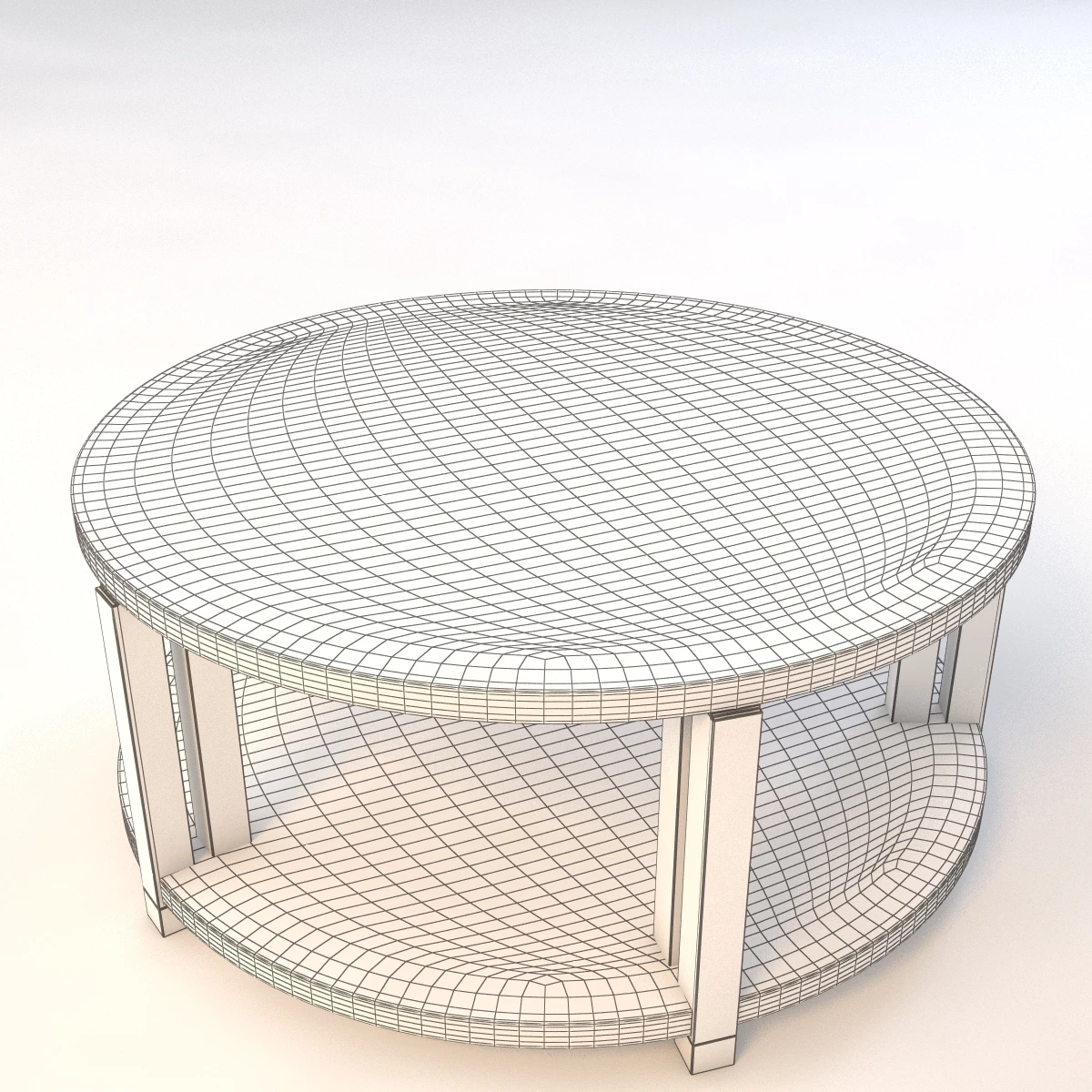 Bolier Atelier Round Cocktail Table 113002 3D Model_05