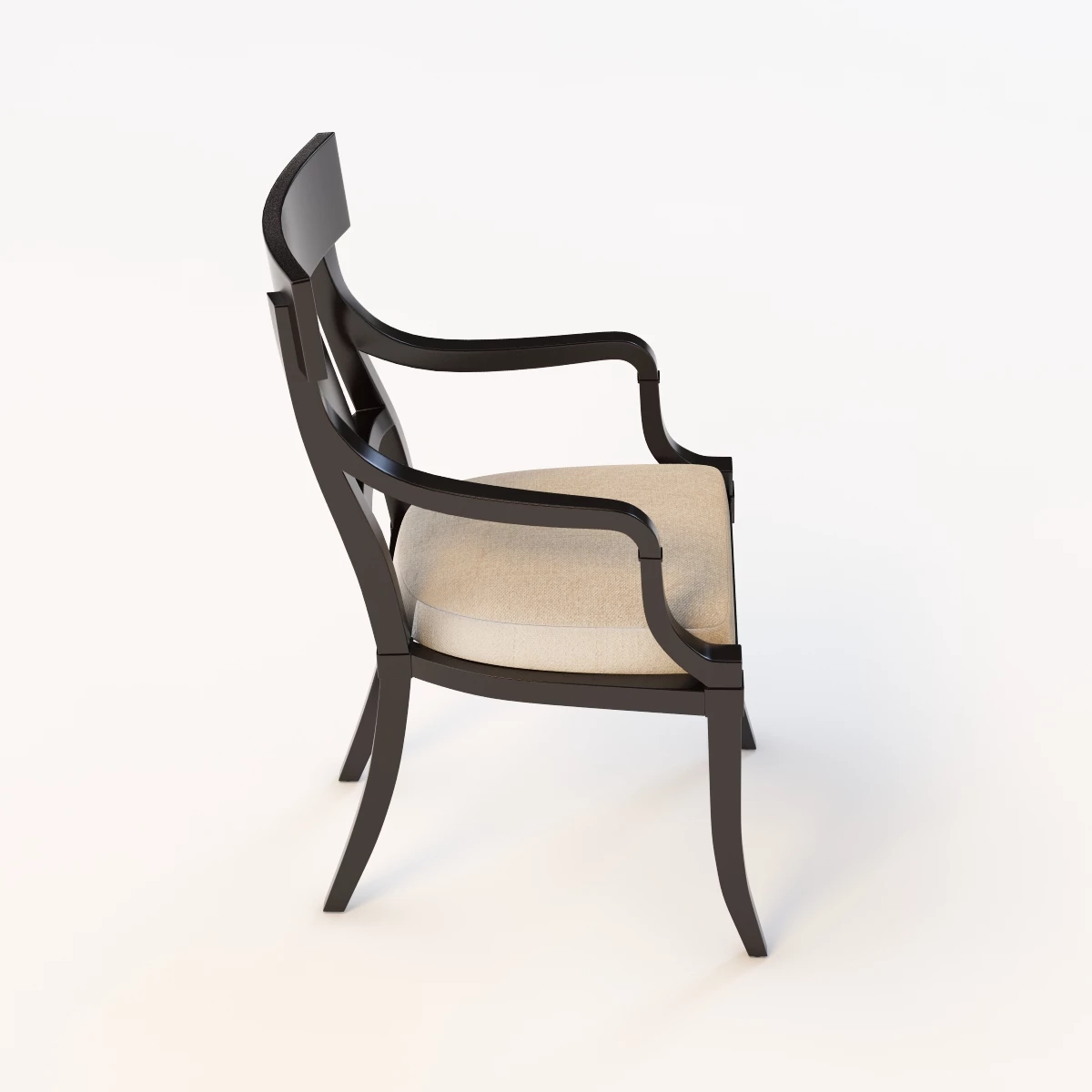 Bolier Classic Arm Chair 90009 3D Model_05