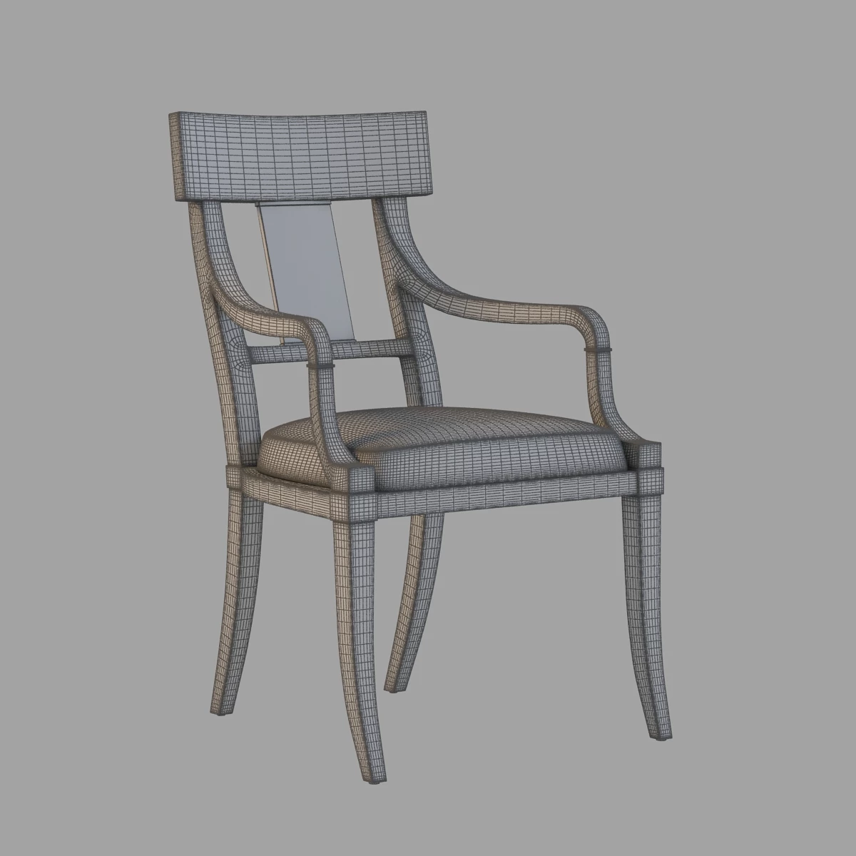 Bolier Classic Arm Chair 90009 3D Model_03