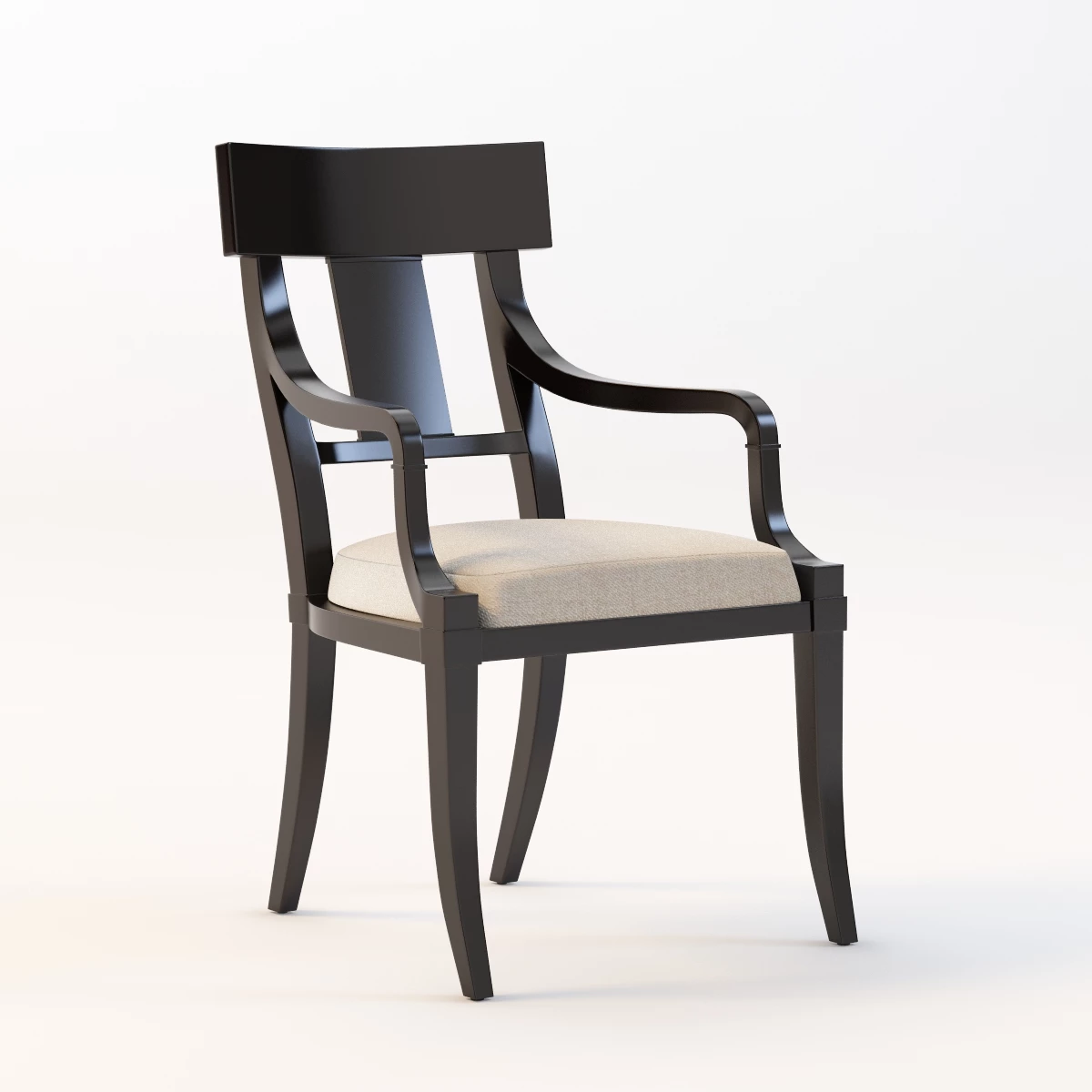 Bolier Classic Arm Chair 90009 3D Model_01