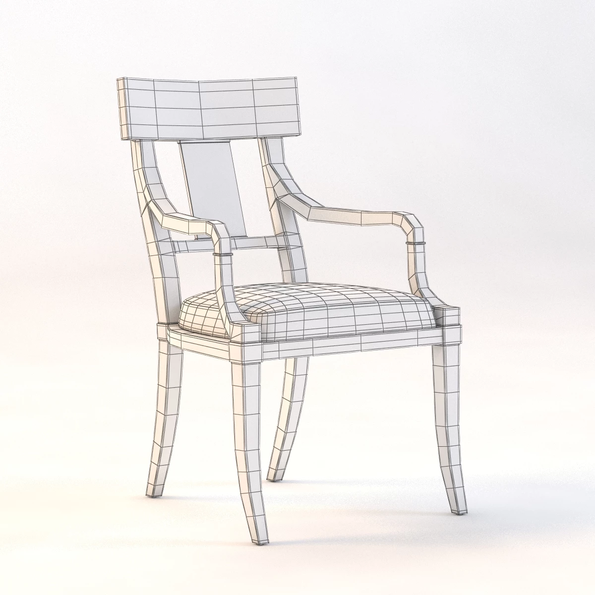 Bolier Classic Arm Chair 90009 3D Model_04