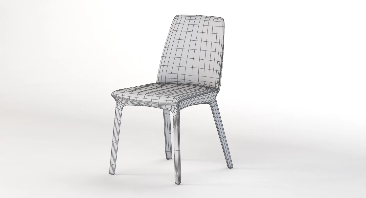 Bonaldo Flute Chair 3D Model_011