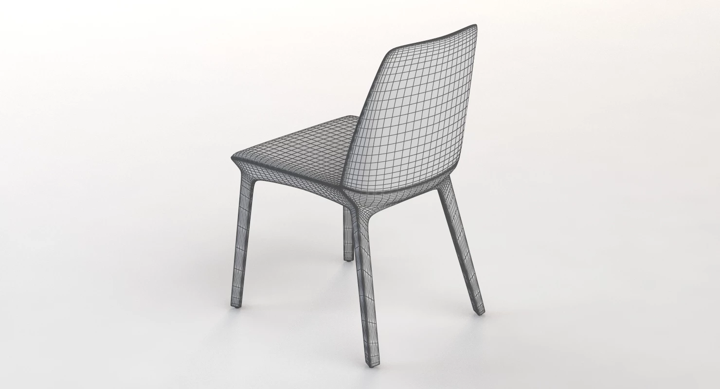 Bonaldo Flute Chair 3D Model_012