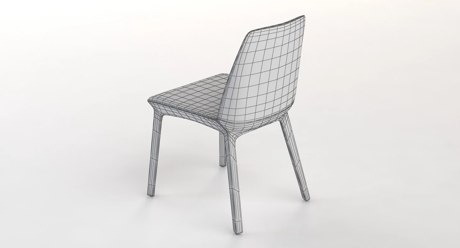 Bonaldo Flute Chair 3D Model_013