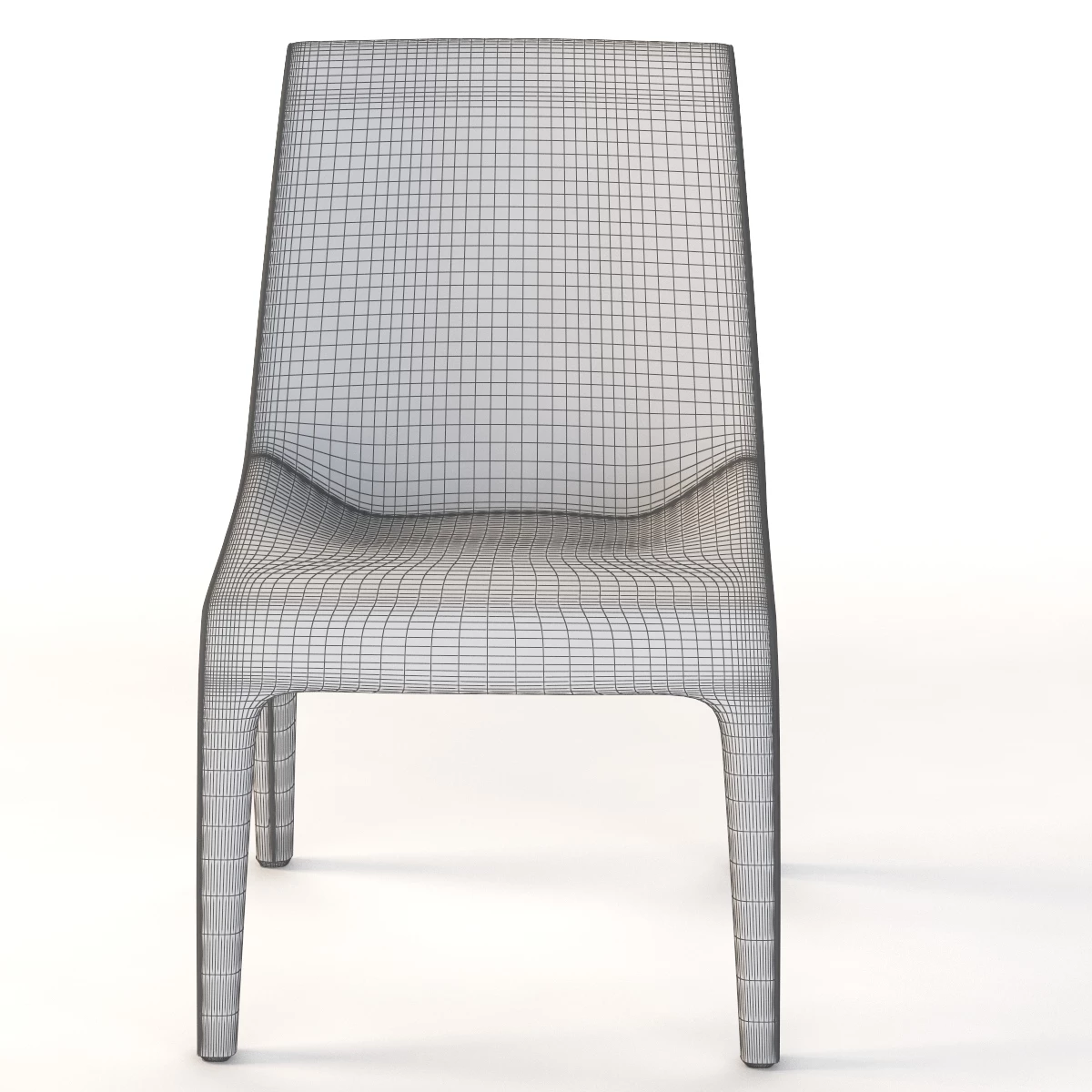 Bonaldo Tip Toe Dining Chair By Mauro Lipparini 3D Model_011