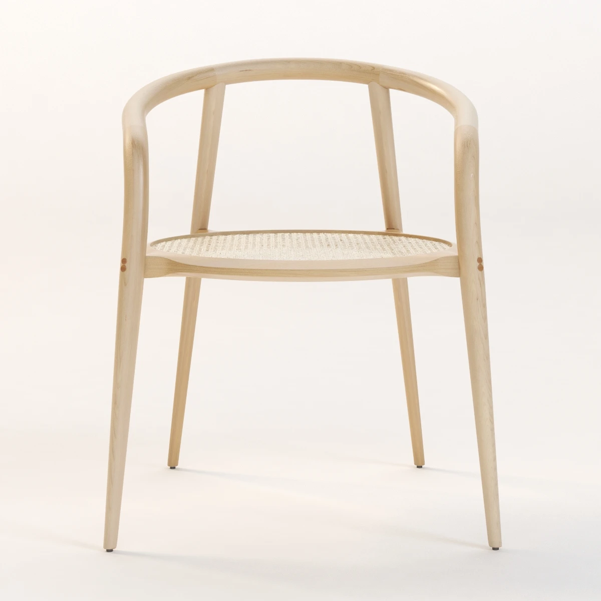 Branca Lisboa Aranha Contemporary Beech Chair 3D Model_09