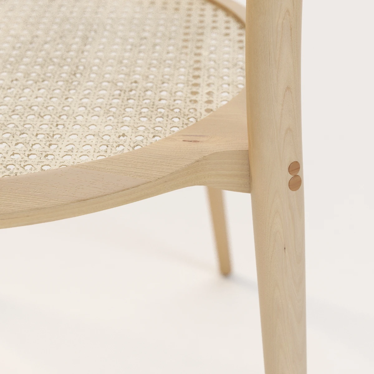 Branca Lisboa Aranha Contemporary Beech Chair 3D Model_011