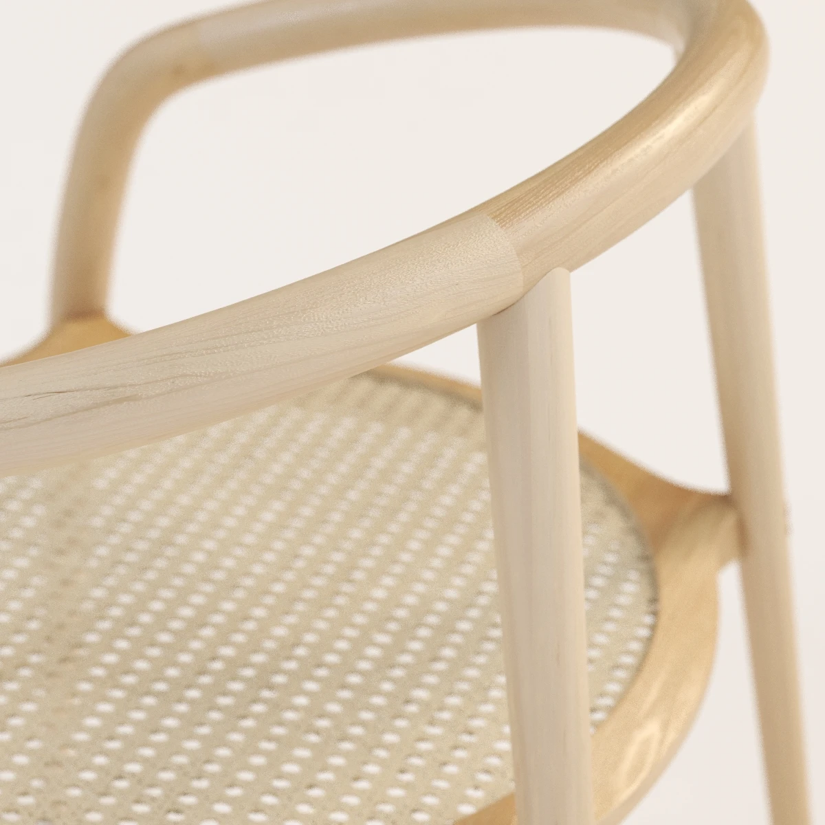 Branca Lisboa Aranha Contemporary Beech Chair 3D Model_012