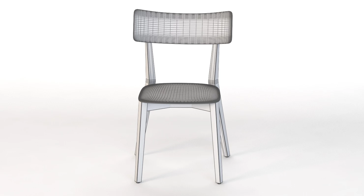 Brunner Due Wooden Chair By Wolfgang C R Mezger 3D Model_011