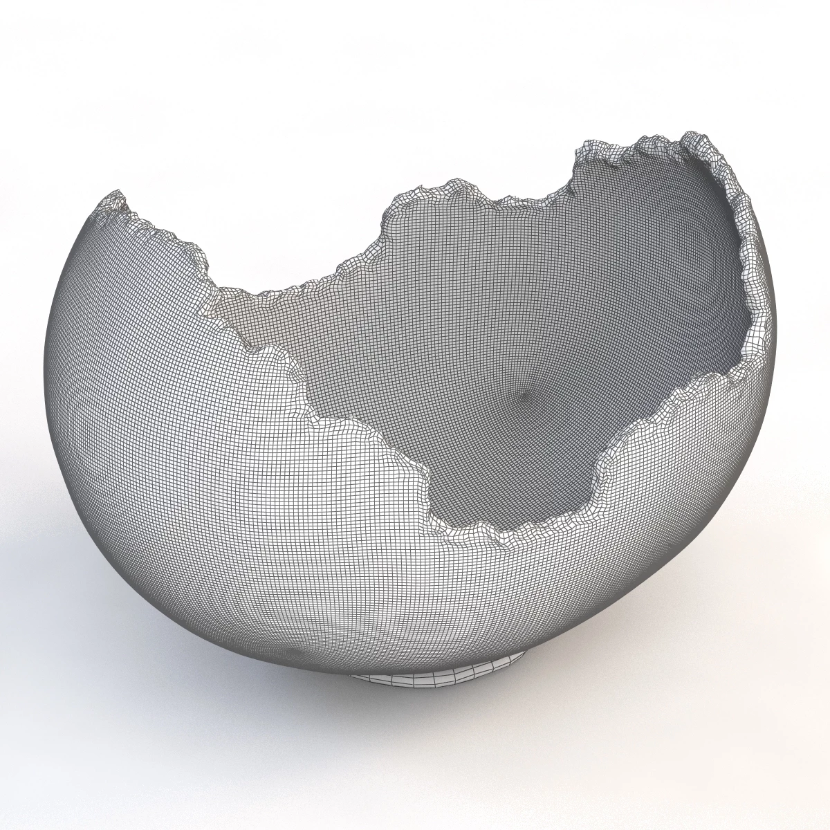 Burled Bowl 3D Model_06
