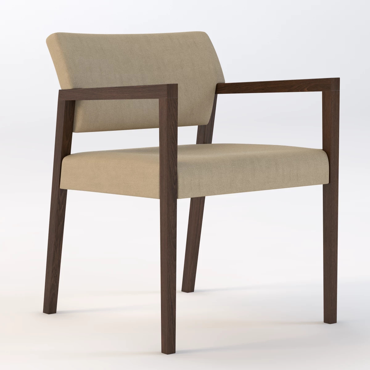 Camille Chair by Gunlocke 3D Model_01