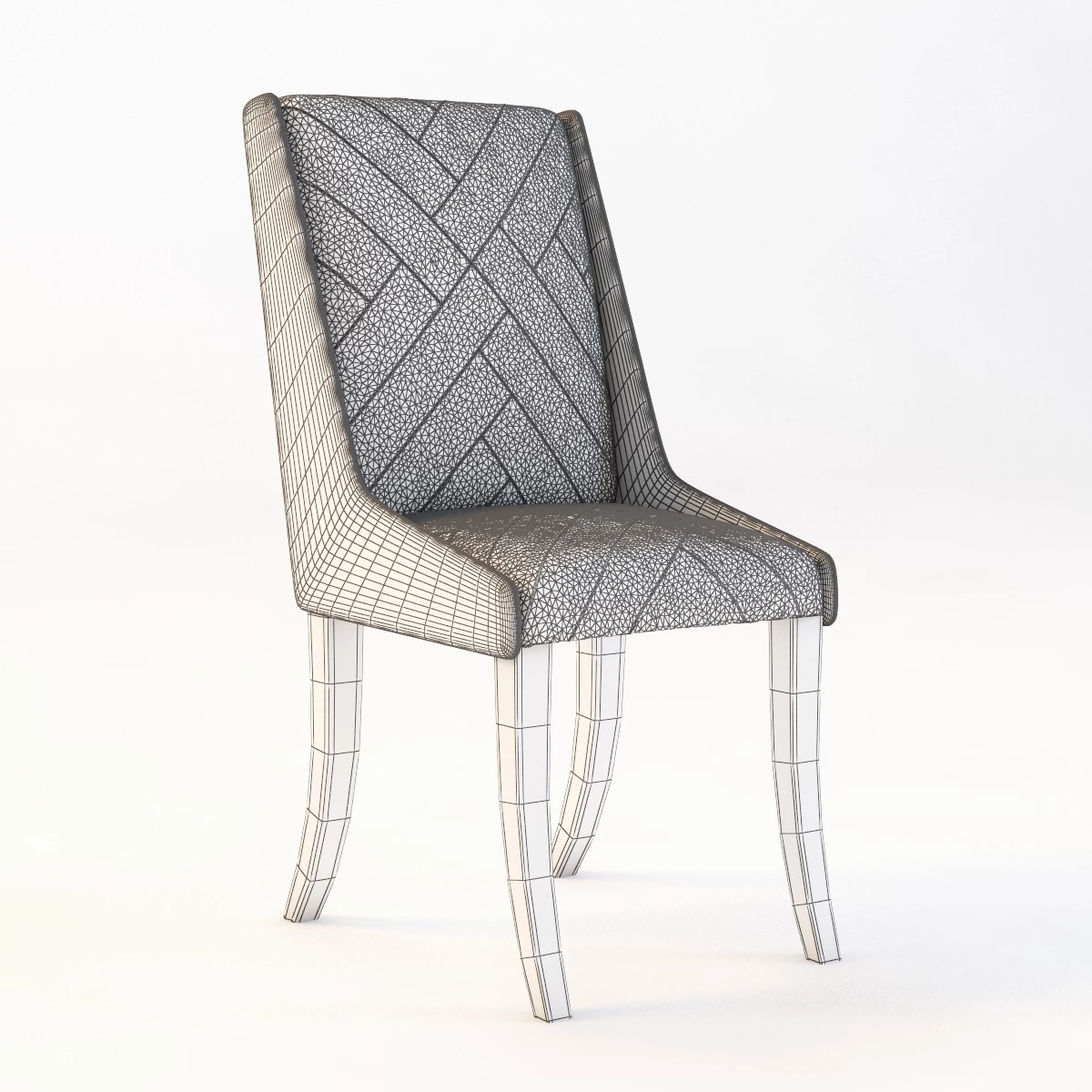Chevron Chair 3D Model_07