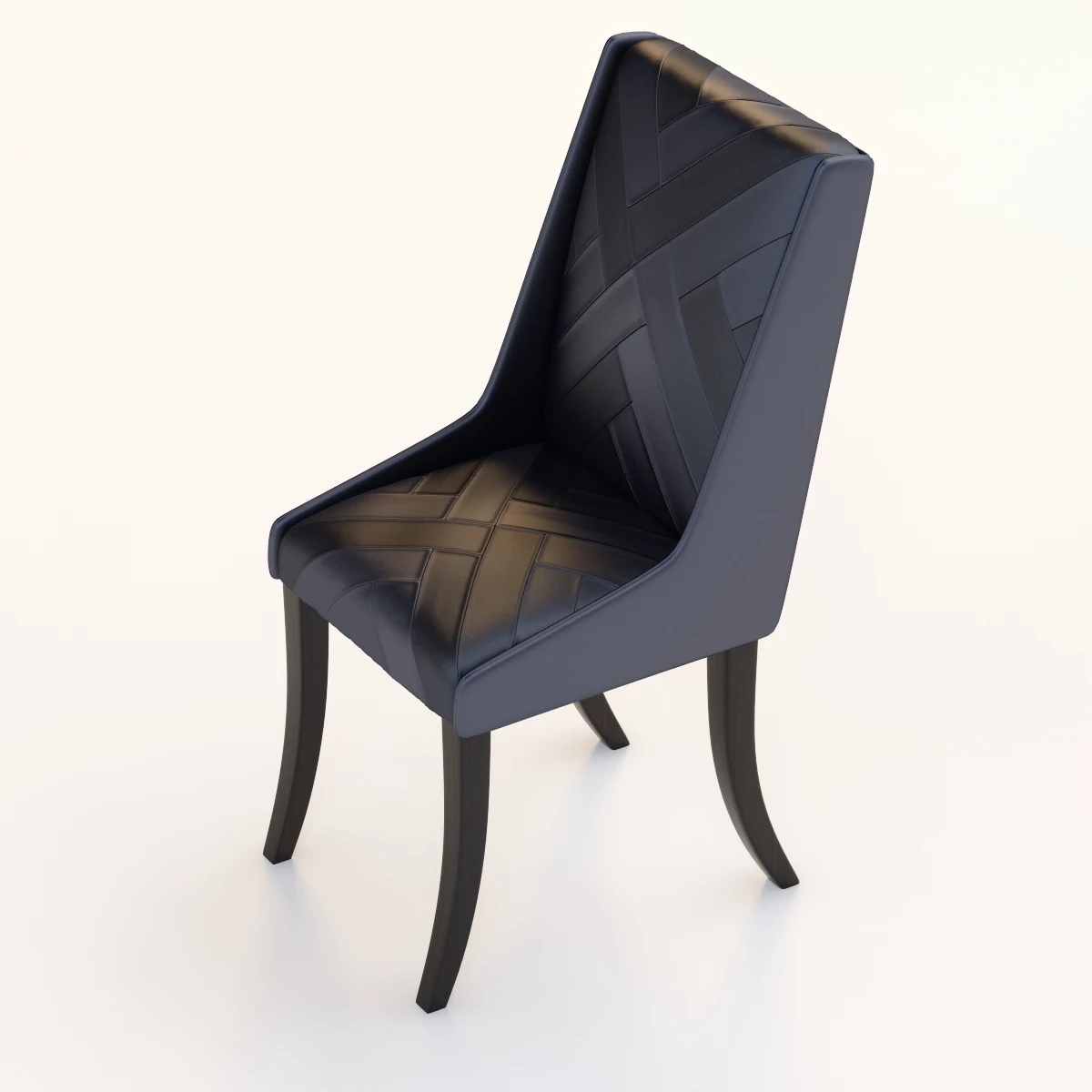 Chevron Chair 3D Model_01