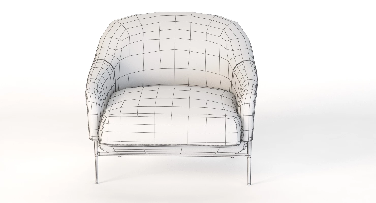 Chill Low Back Chair by Curious Grace 3D Model_04