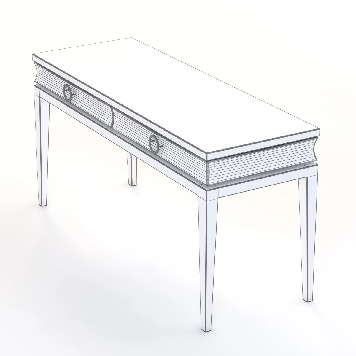 Console Contemporary Table 3D Model_08
