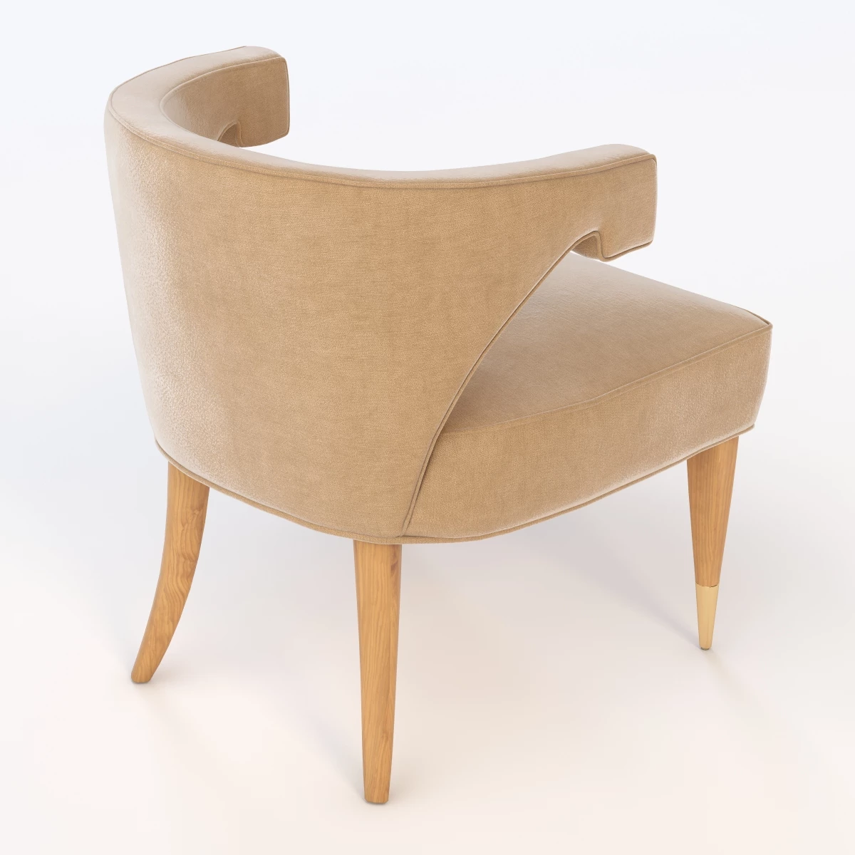 Dering Hall Athena Armchair by Kimberly Denman 3D Model_03