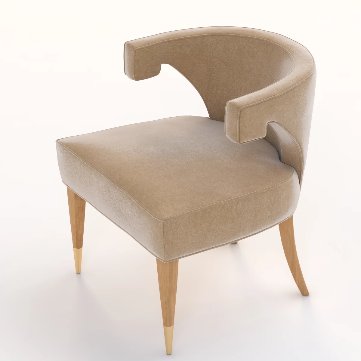 Dering Hall Athena Armchair by Kimberly Denman 3D Model_05
