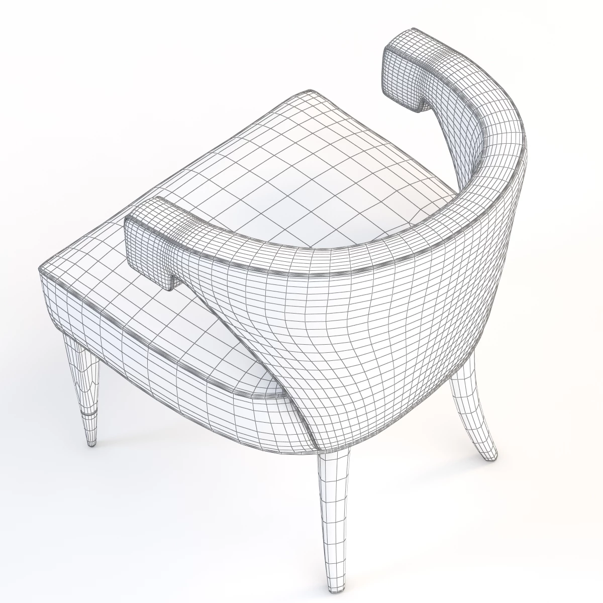 Dering Hall Athena Armchair by Kimberly Denman 3D Model_015