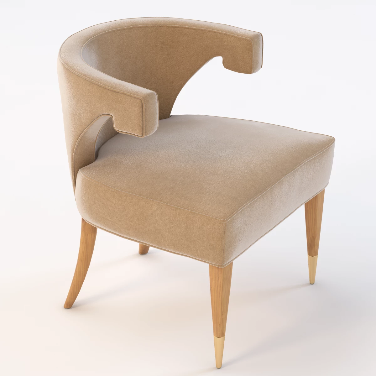 Dering Hall Athena Armchair by Kimberly Denman 3D Model_01