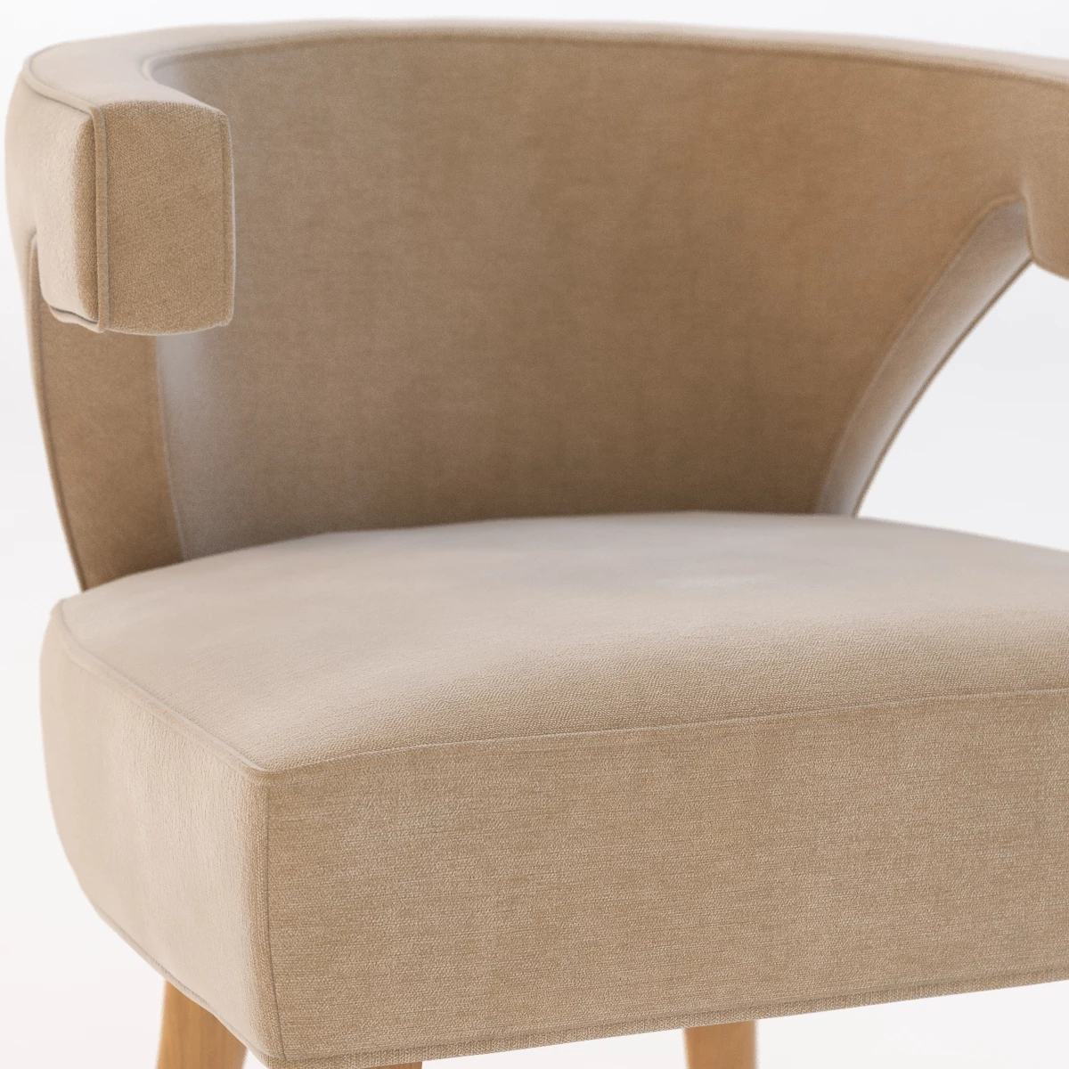 Dering Hall Athena Armchair by Kimberly Denman 3D Model_09