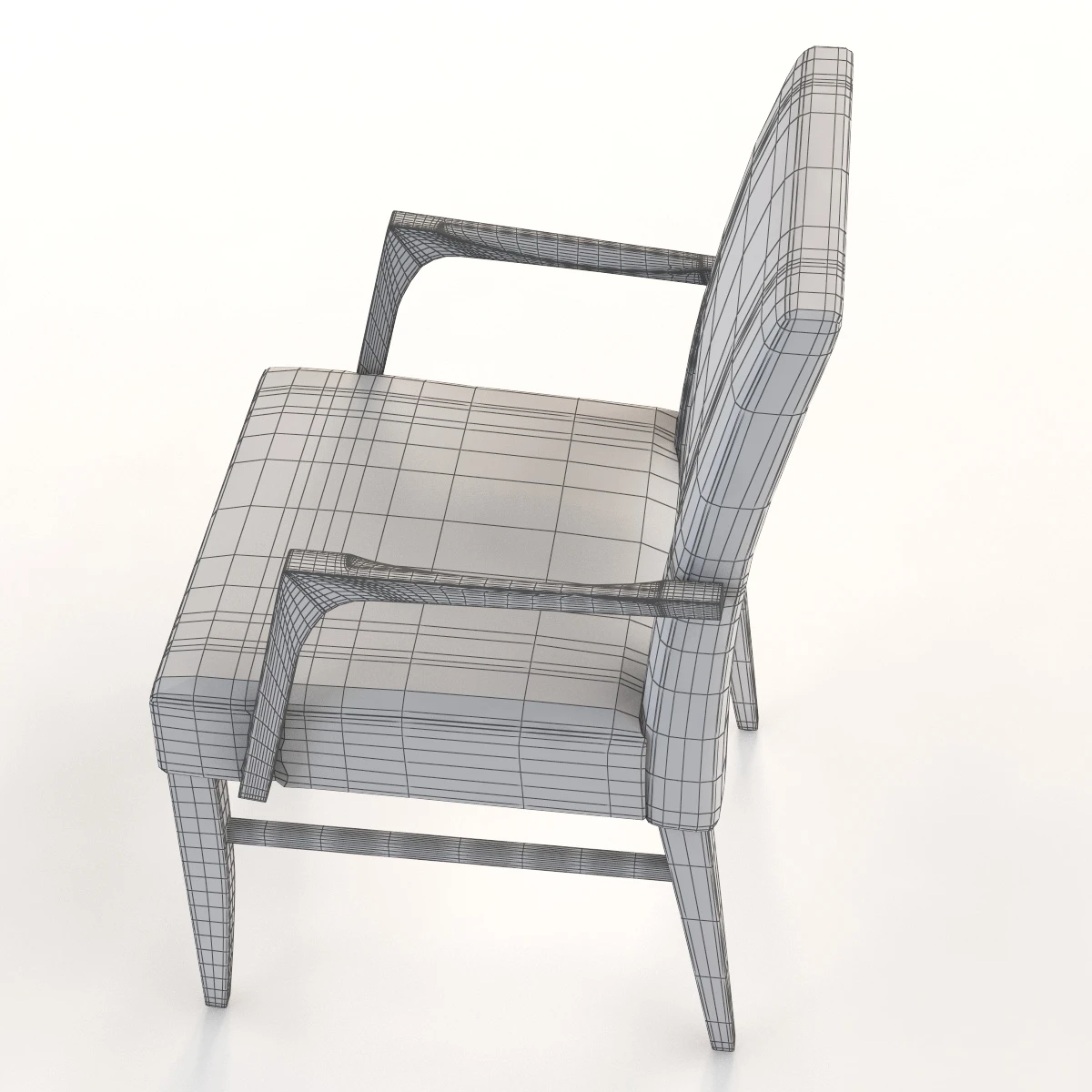 Design Depot Blues Dining Armchair 3D Model_014