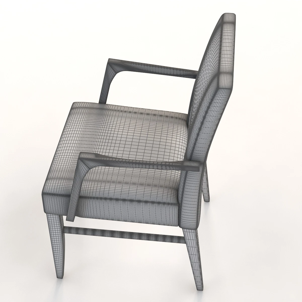 Design Depot Blues Dining Armchair 3D Model_013