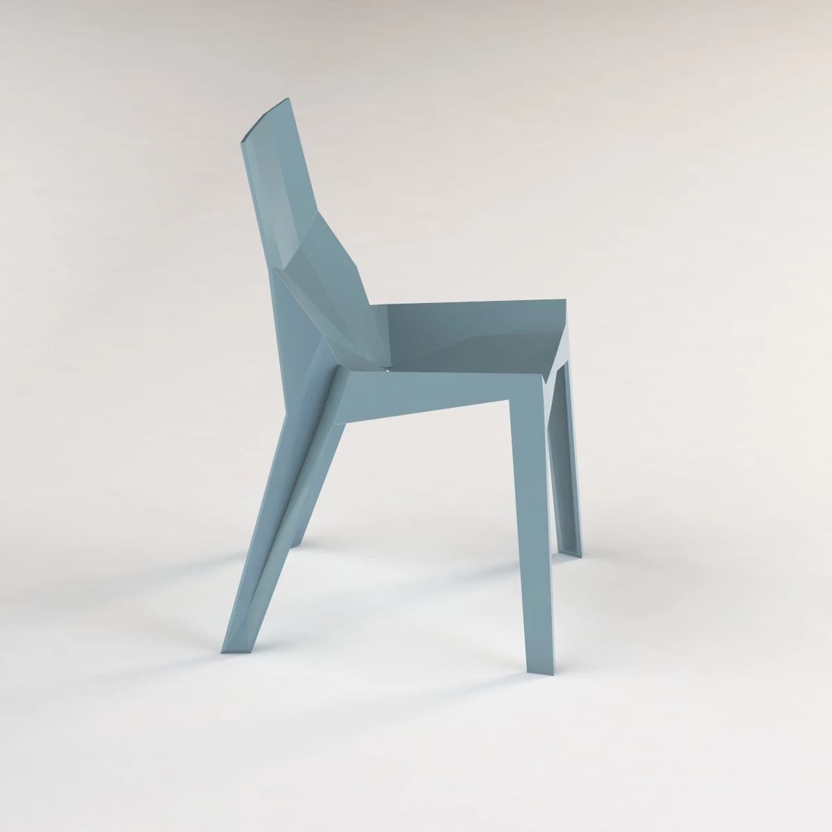 Design Depot Bonaldo Poly Super Angular Chair By Karim Rashid 3D Model_06