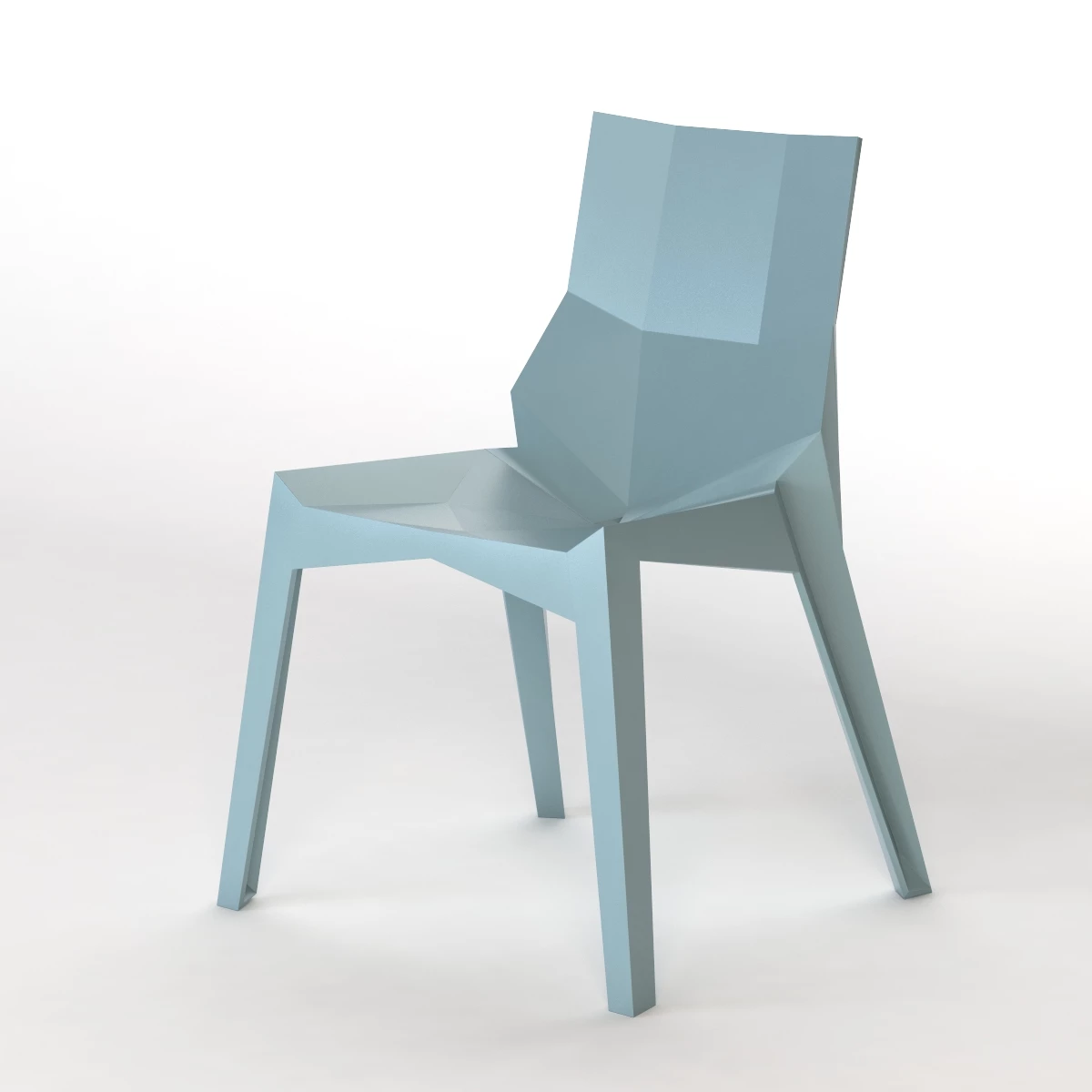 Design Depot Bonaldo Poly Super Angular Chair By Karim Rashid 3D Model_03