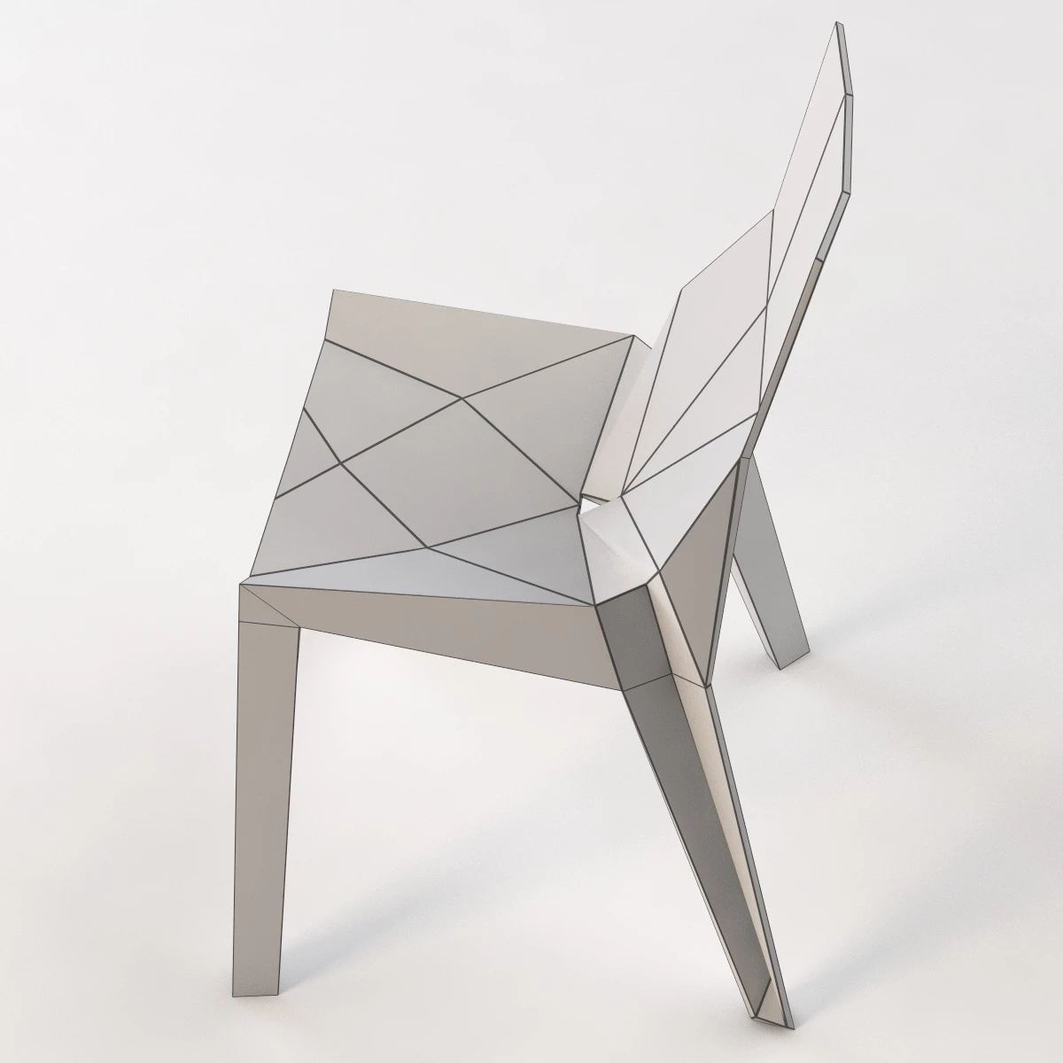Design Depot Bonaldo Poly Super Angular Chair By Karim Rashid 3D Model_012