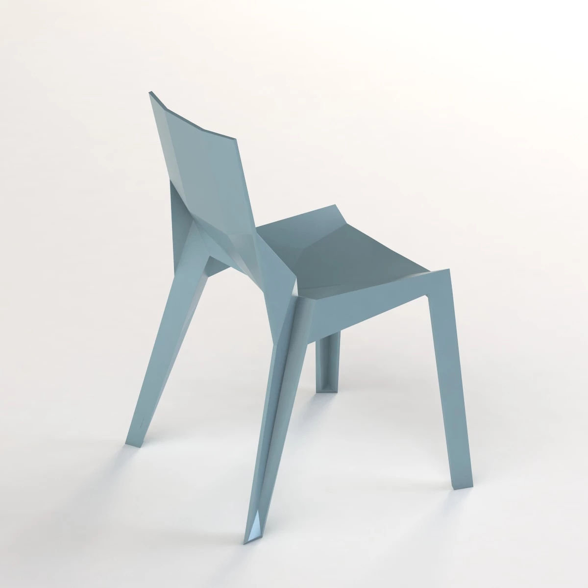 Design Depot Bonaldo Poly Super Angular Chair By Karim Rashid 3D Model_07
