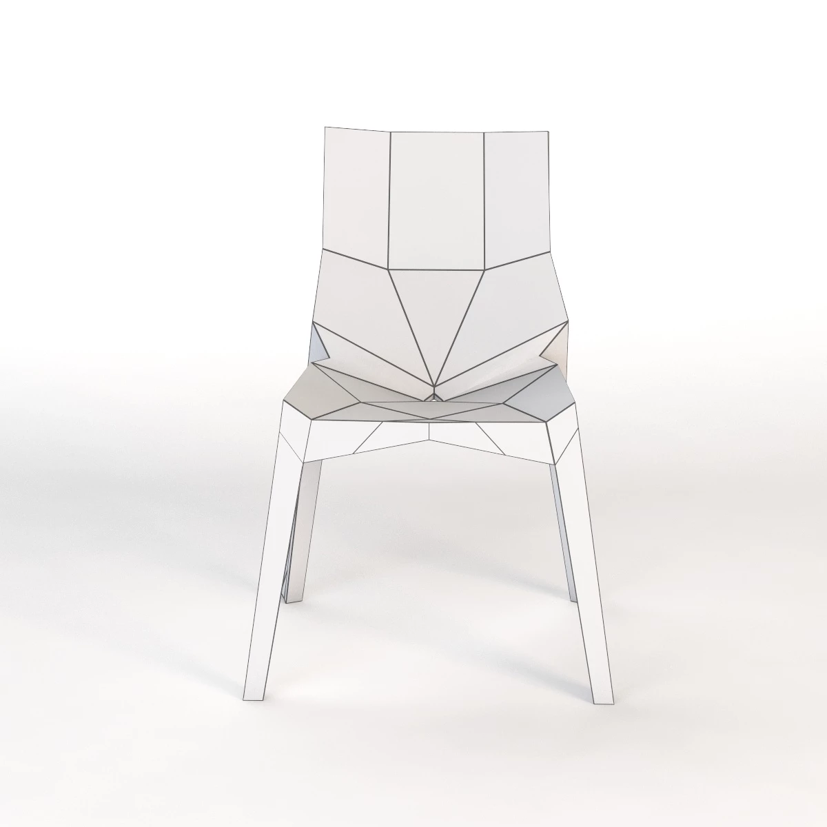 Design Depot Bonaldo Poly Super Angular Chair By Karim Rashid 3D Model_011