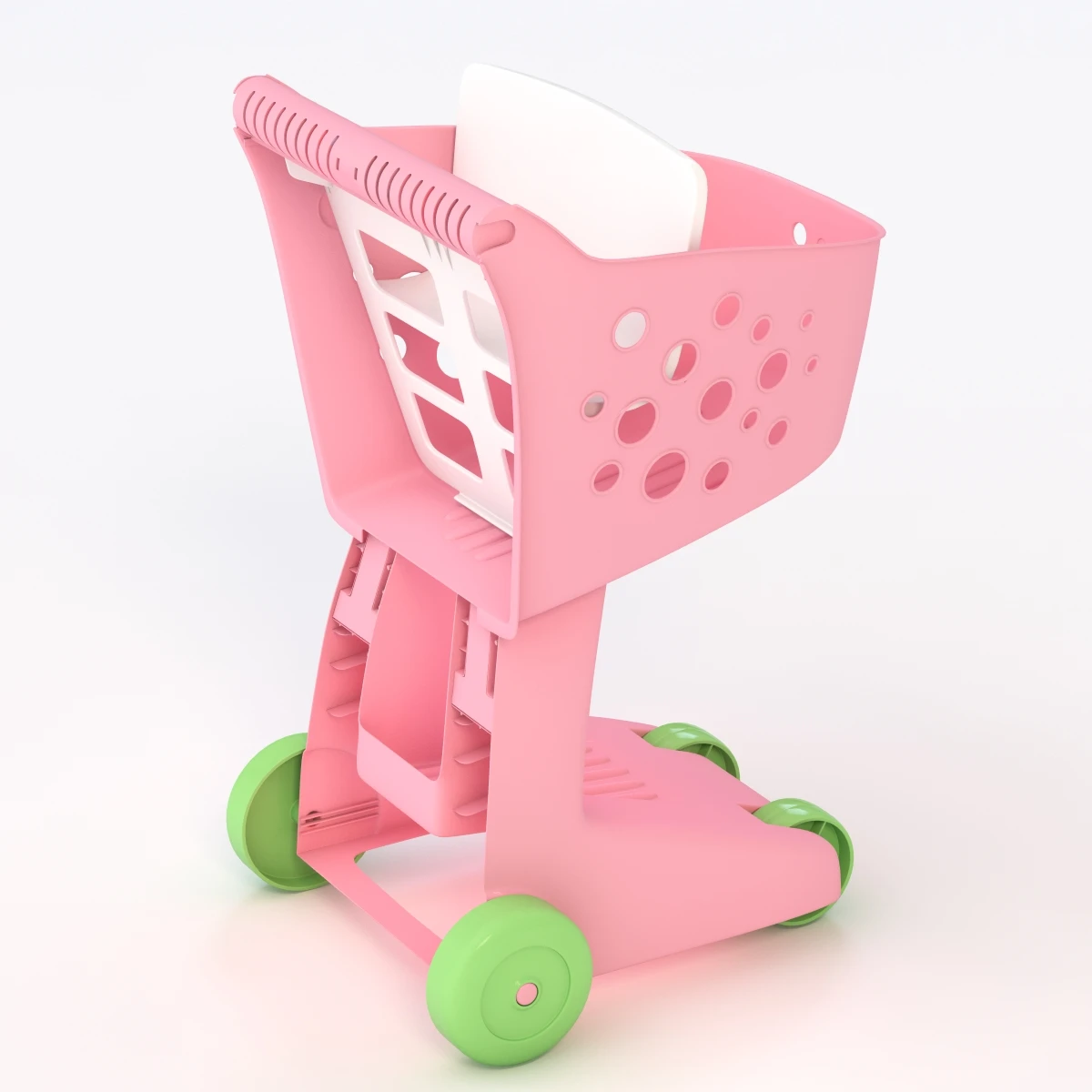 Detail Lil Shopper Cart Pink 3D Model_010