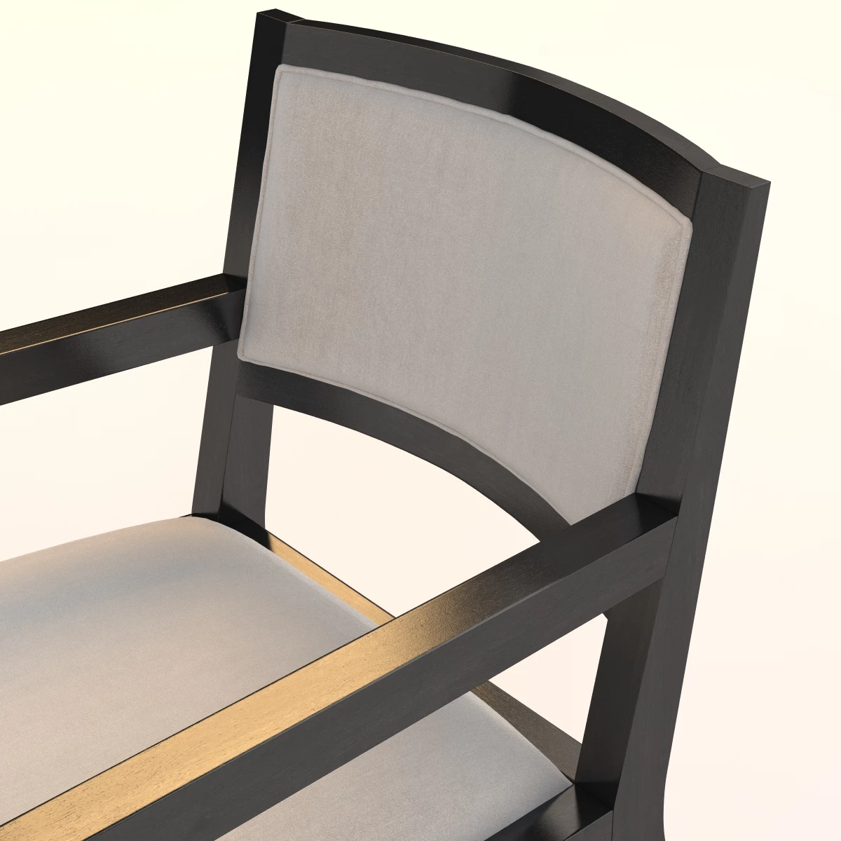 Domicile Upholstered Back Armchair 60009 3D Model_08