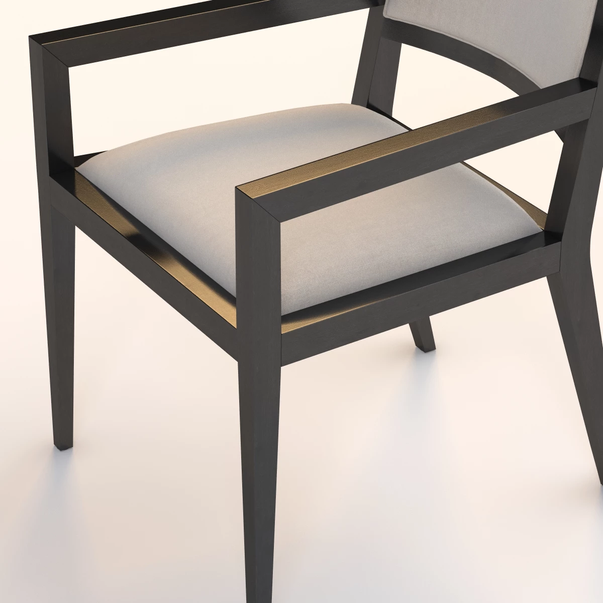 Domicile Upholstered Back Armchair 60009 3D Model_09