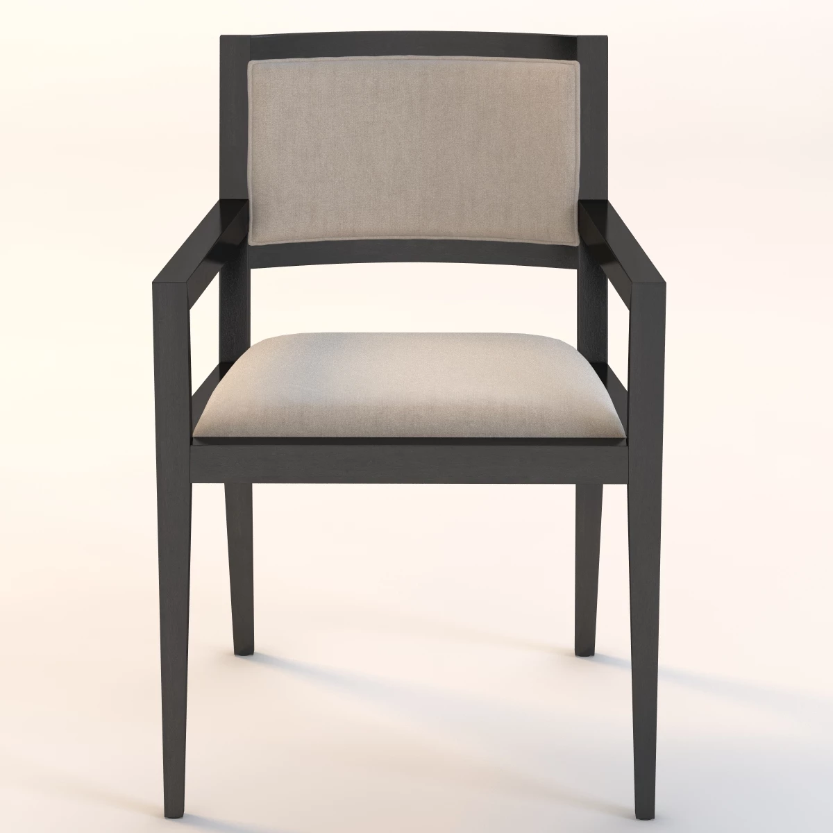 Domicile Upholstered Back Armchair 60009 3D Model_011